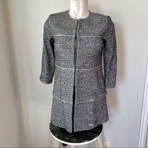 Cabi the time jacket style 5299 sz.S black and white trench sweater coat